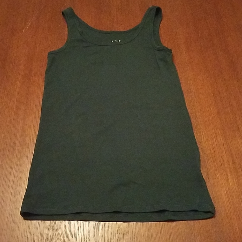 Hunter green tank top